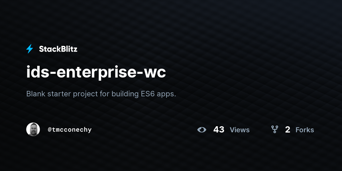 ids-enterprise-wc - StackBlitz