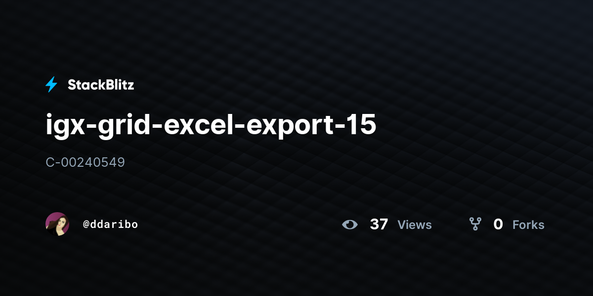 Igx grid excel export 15 stackblitz