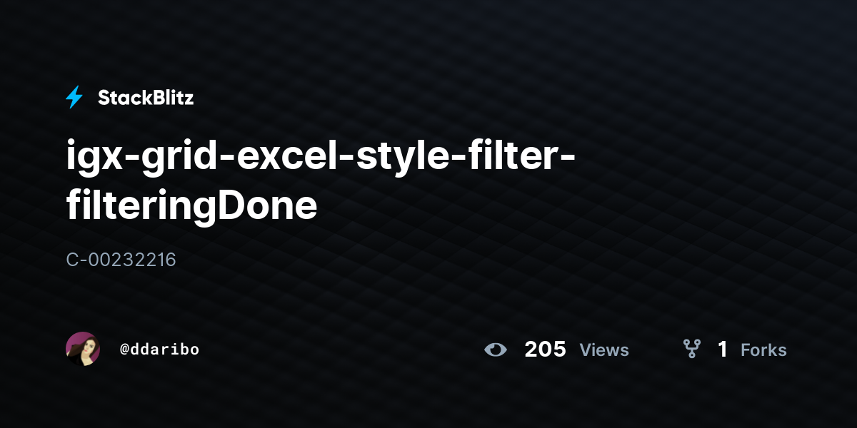 igx-grid-excel-style-filter-filteringDone - StackBlitz