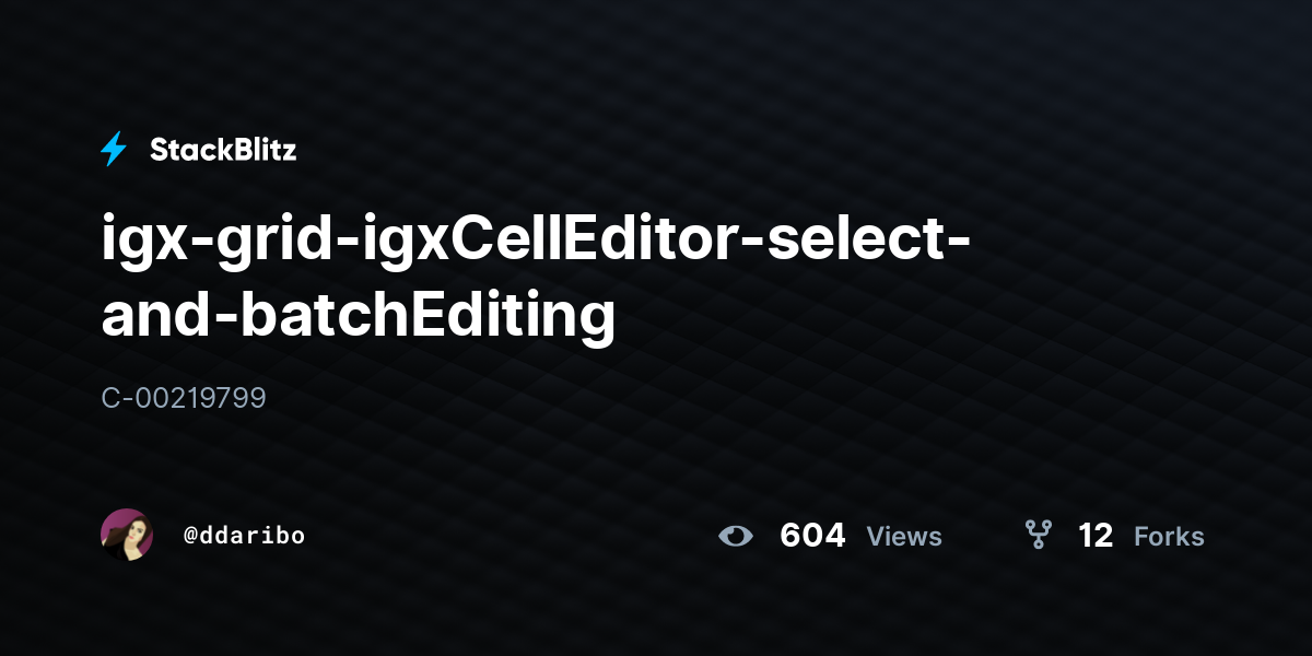 igx-grid-igxCellEditor-select-and-batchEditing - StackBlitz