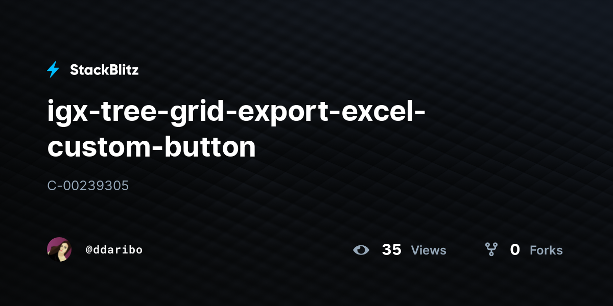 igx-tree-grid-export-excel-custom-button - StackBlitz