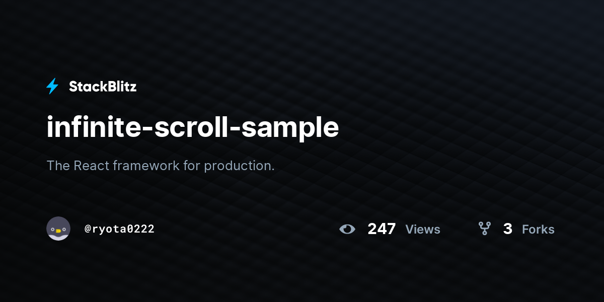 infinite-scroll-sample - StackBlitz