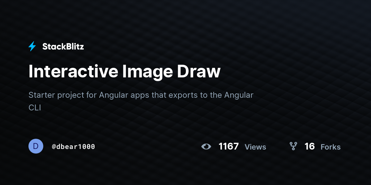 Interactive Image Draw - StackBlitz