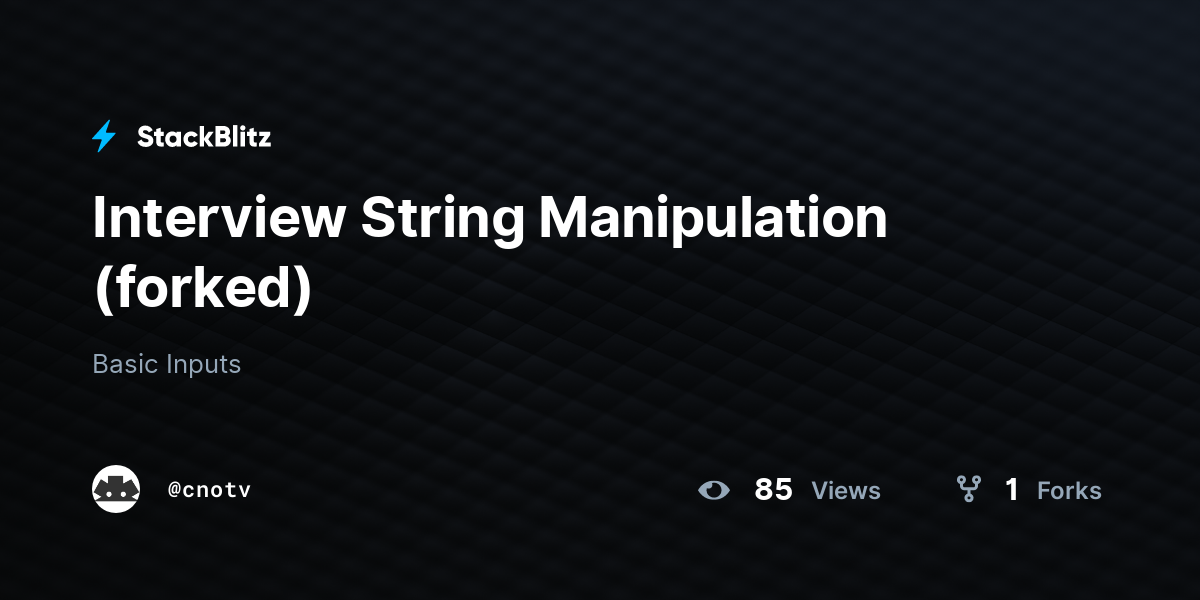 Leetcode String Manipulation