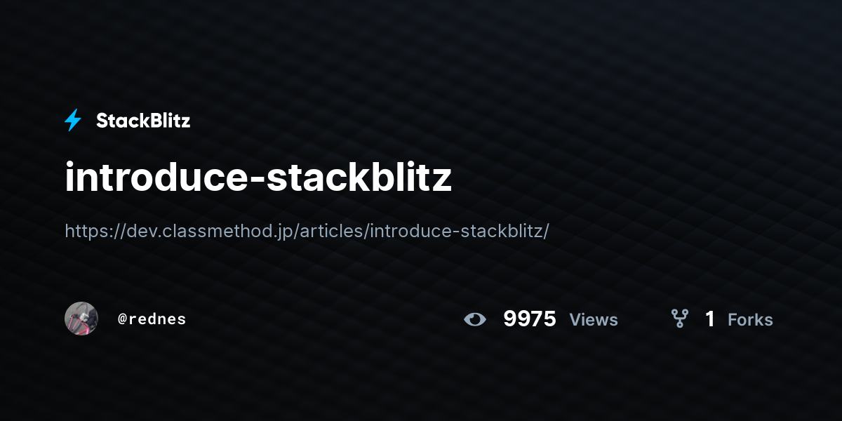 introduce-stackblitz - StackBlitz