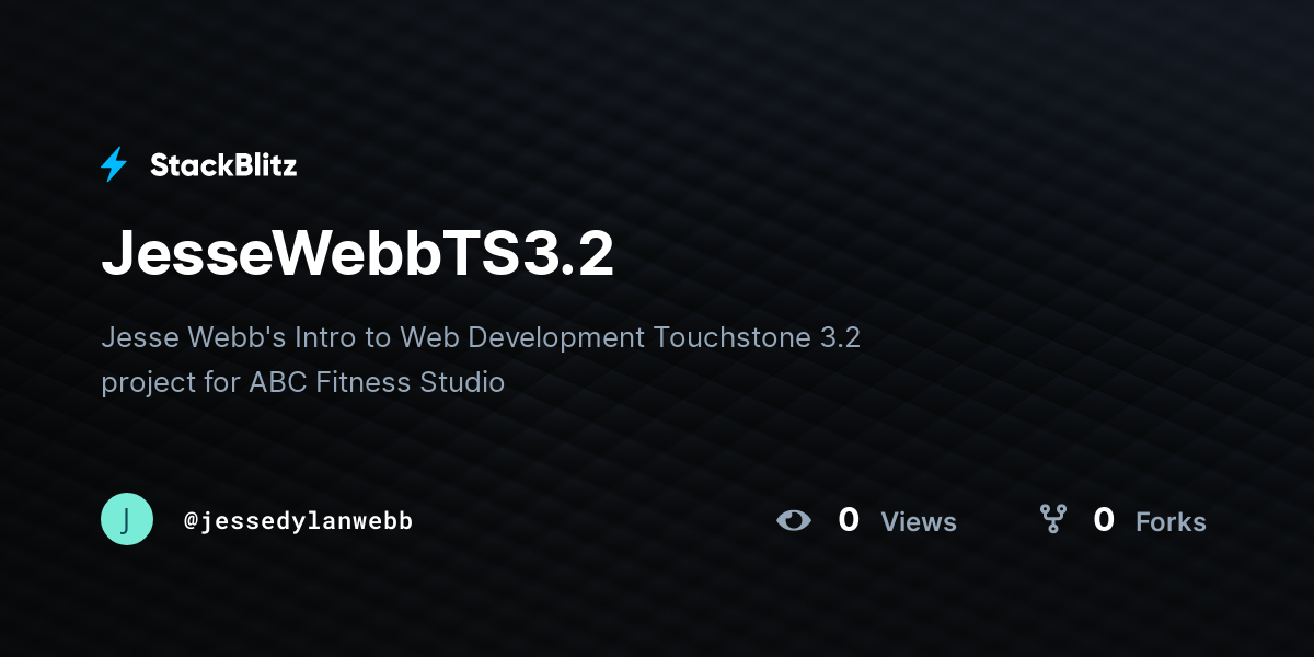 JesseWebbTS3.2 - StackBlitz