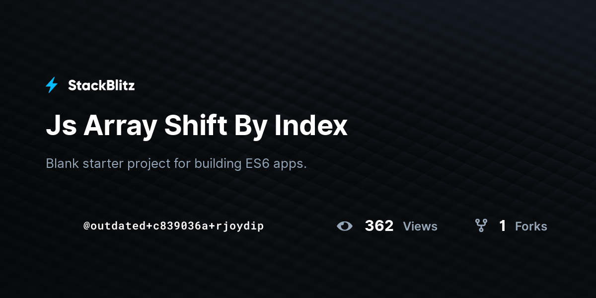 js-array-shift-by-index-stackblitz