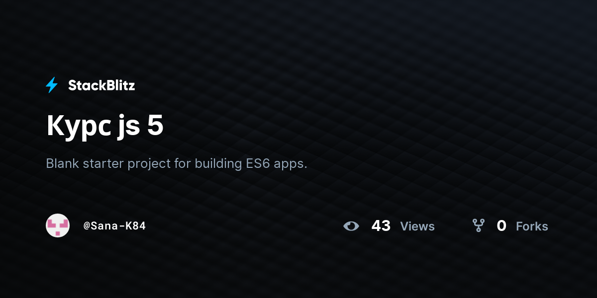 Курс js 5 - StackBlitz