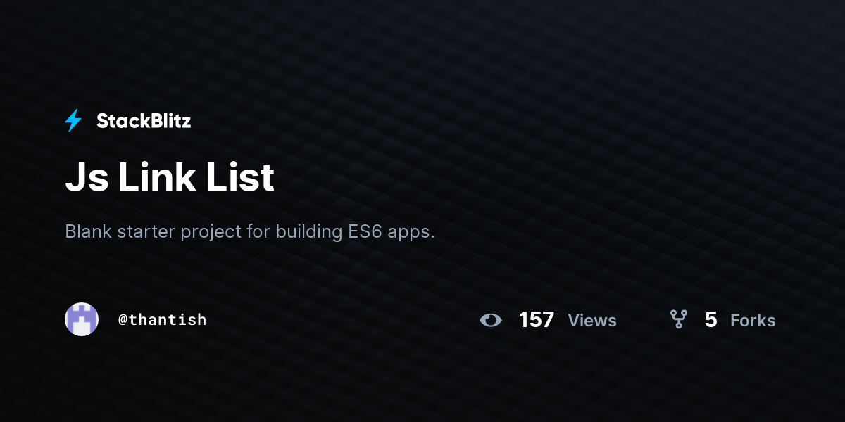 linked list js что это