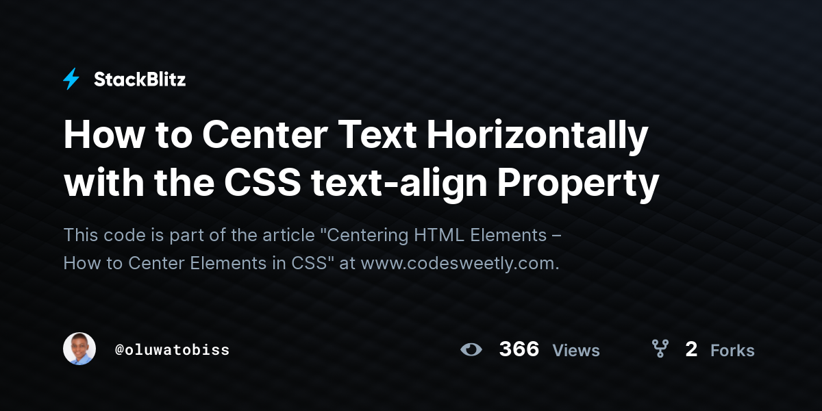 How to Center Text Horizontally with the CSS text-align Property ...