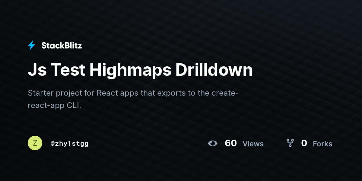 Js Test Highmaps Drilldown - StackBlitz