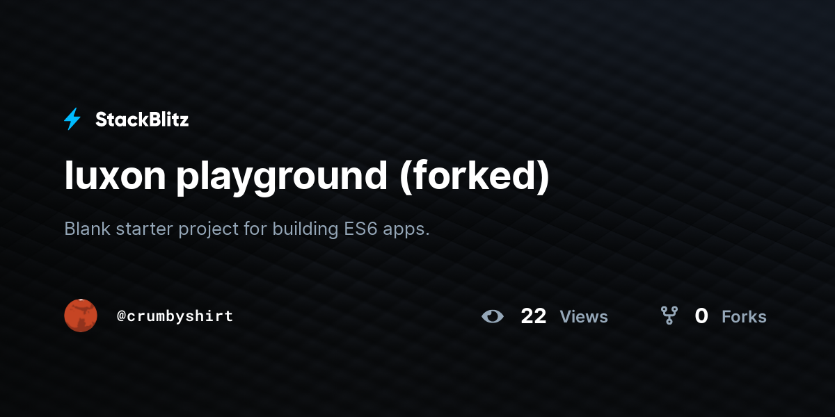 luxon playground (forked) - StackBlitz