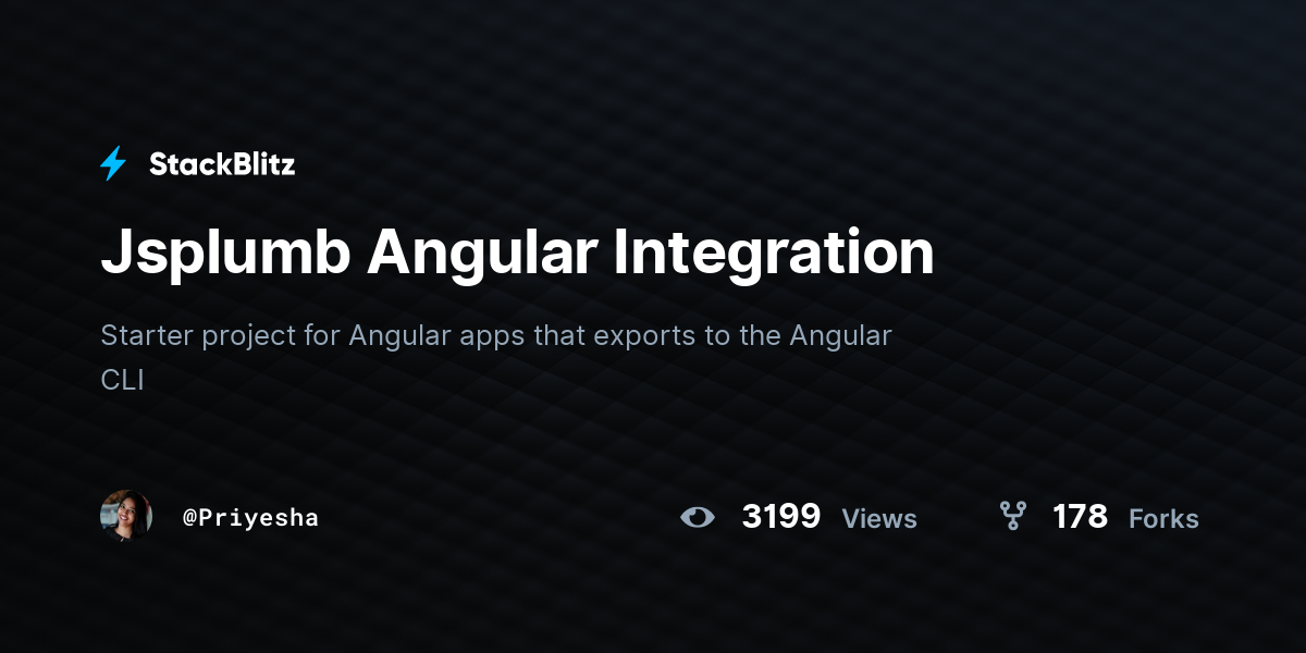 Jsplumb Angular Integration - StackBlitz