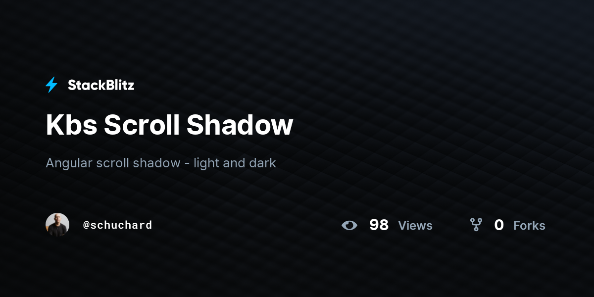 Kbs Scroll Shadow - StackBlitz