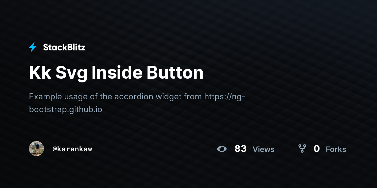 Kk Svg Inside Button - StackBlitz