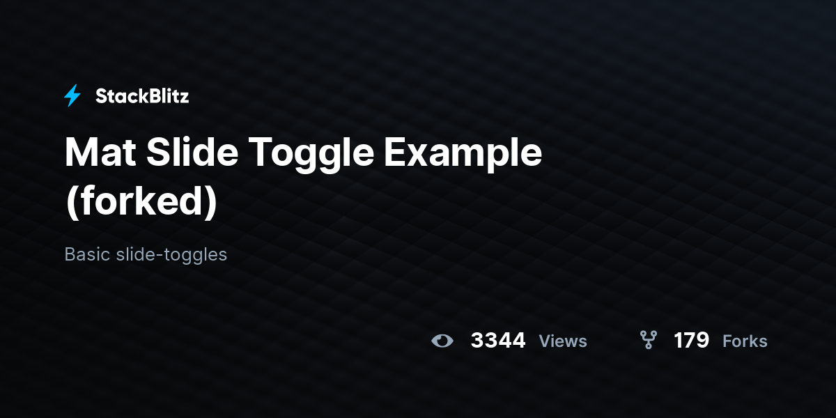 Mat Slide Toggle Example (forked) - StackBlitz