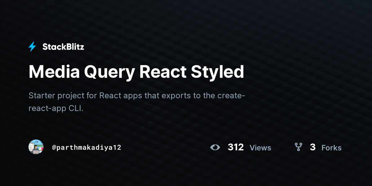 media-query-react-styled-stackblitz