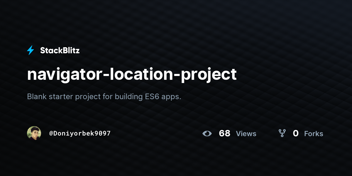 navigator-location-project - StackBlitz
