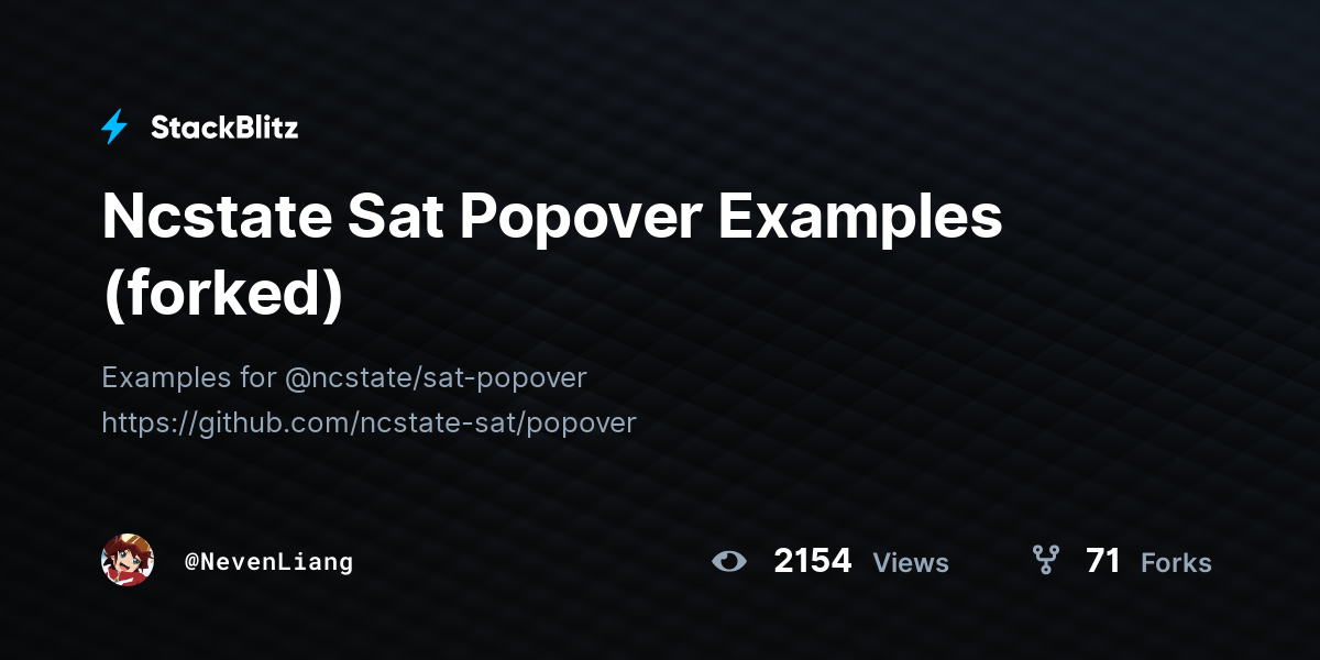 Ncstate Sat Popover Examples (forked) - StackBlitz