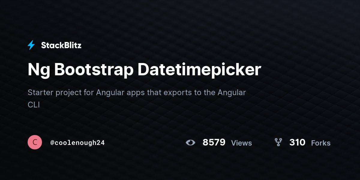 ng-bootstrap-datetimepicker-stackblitz