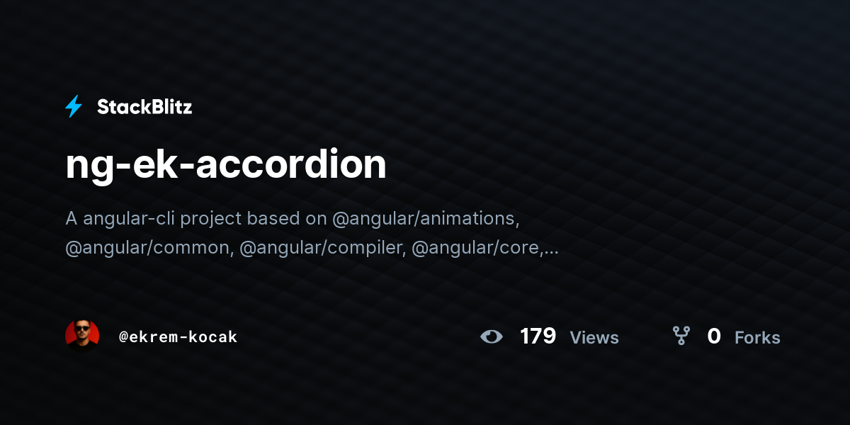 ng-ek-accordion - StackBlitz