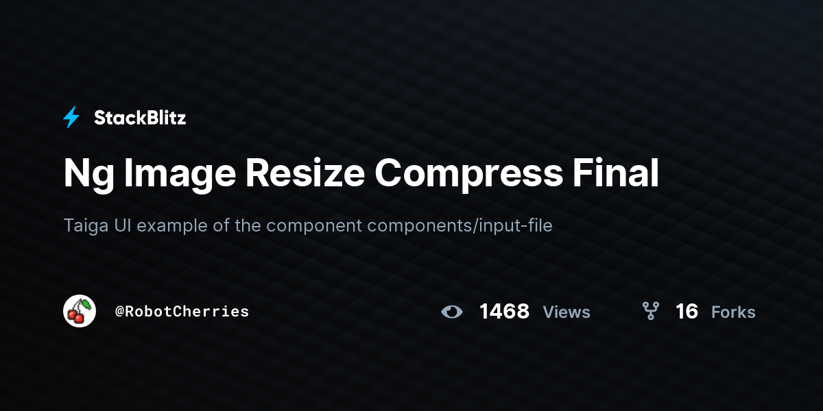 Ng Image Resize Compress Final - StackBlitz