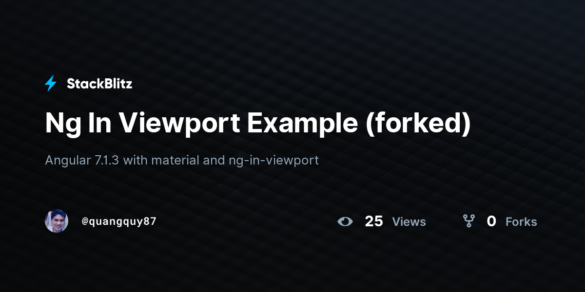 Ng In Viewport Example (forked) - StackBlitz