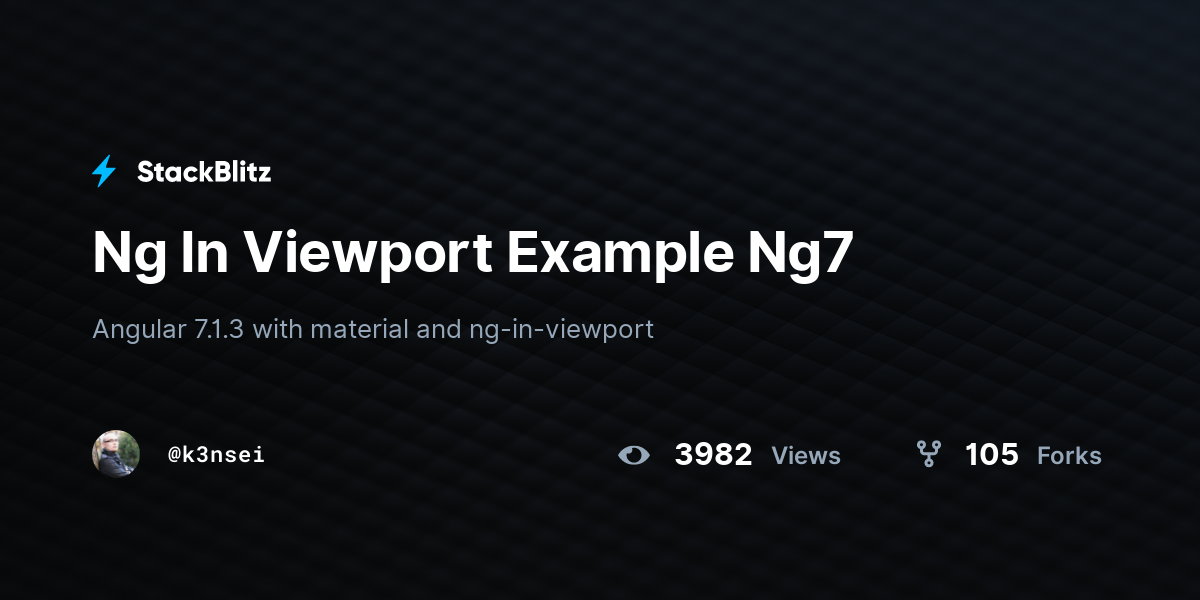 Ng In Viewport Example Ng7 - StackBlitz