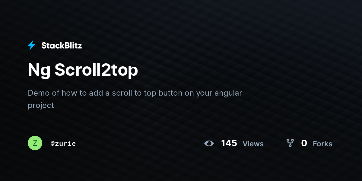Ng Scroll2top - StackBlitz