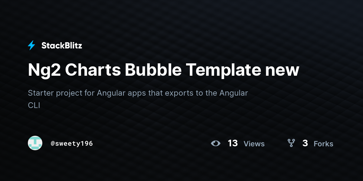 Ng2 Charts Bubble Template new - StackBlitz