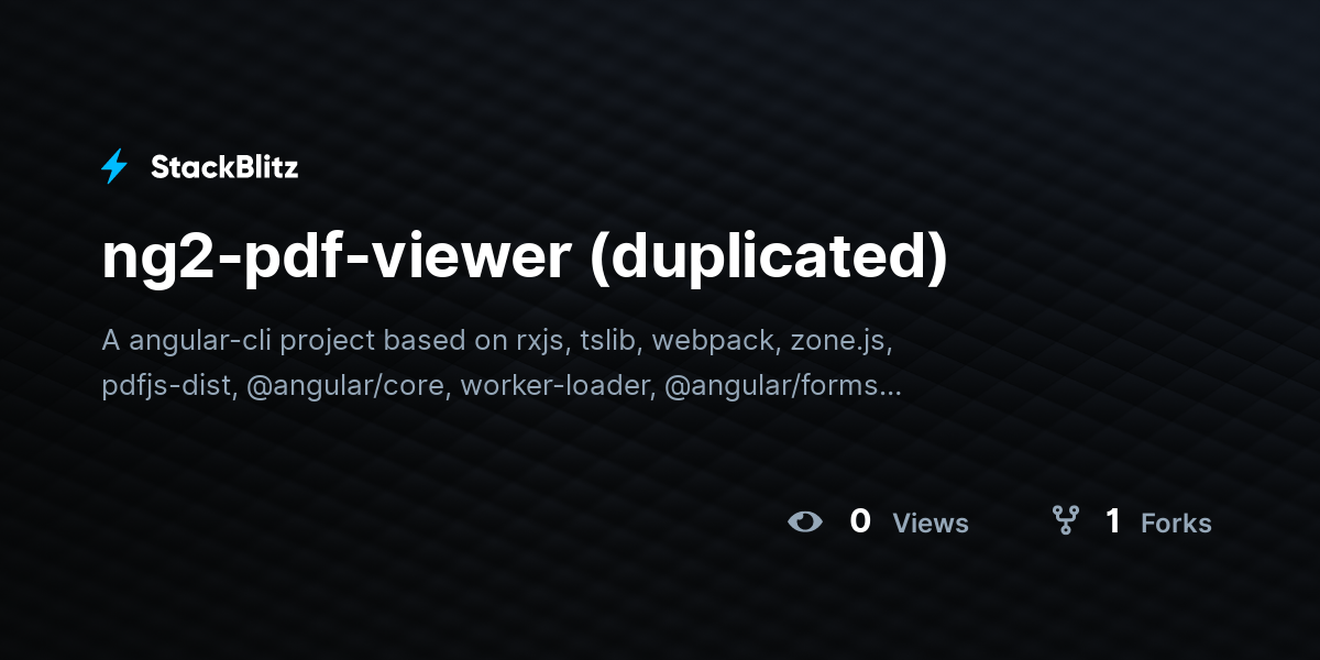 ng2-pdf-viewer (duplicated) - StackBlitz