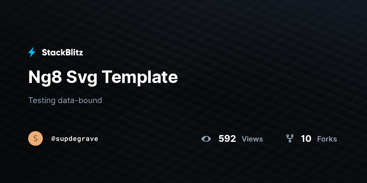 Ng8 Svg Template - StackBlitz