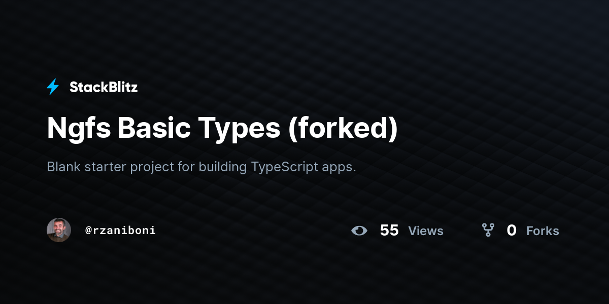Ngfs Basic Types (forked) - StackBlitz