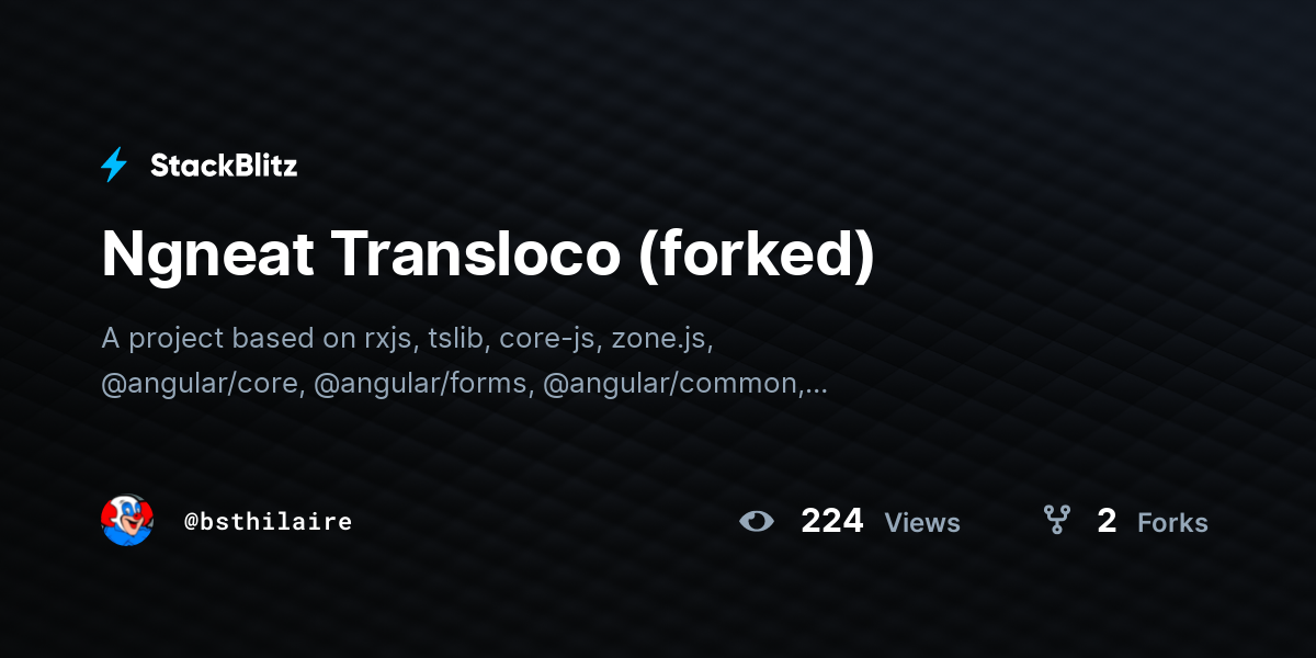 Ngneat Transloco (forked) - StackBlitz