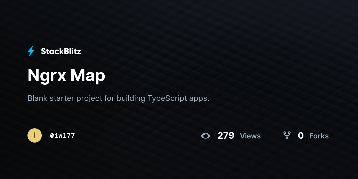 Ngrx Map - StackBlitz