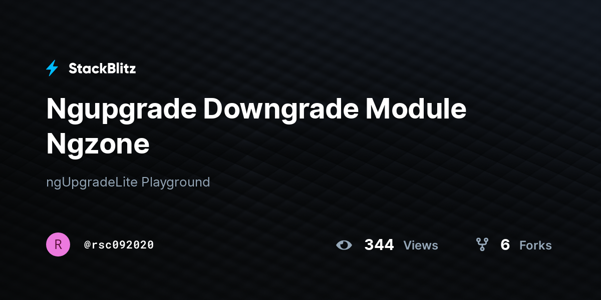 ngupgrade-downgrade-module-ngzone-stackblitz