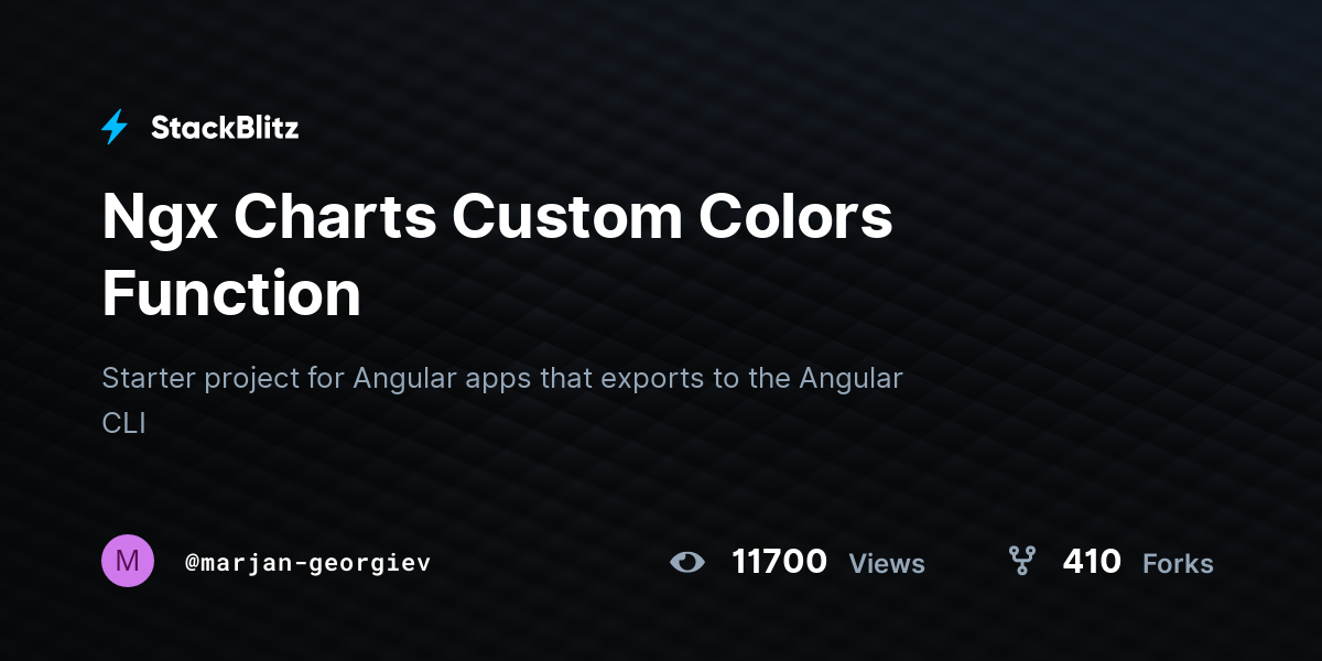 Ngx Charts Custom Colors Function - StackBlitz