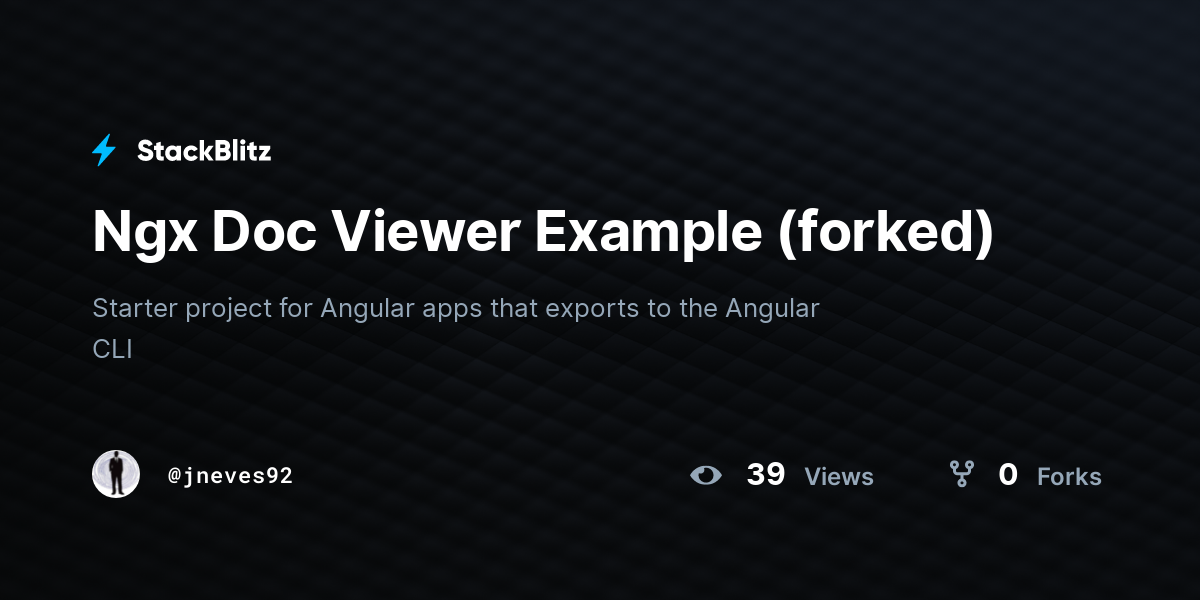 Ngx Doc Viewer Example (forked) - StackBlitz