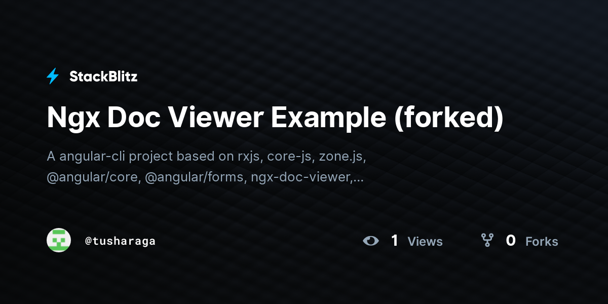 Ngx Doc Viewer Example (forked) - StackBlitz
