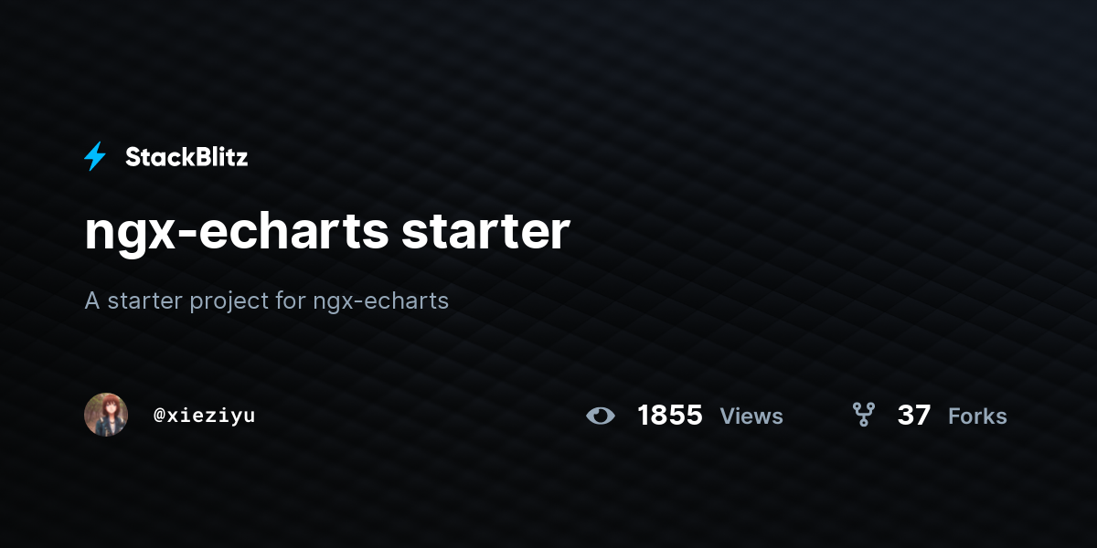 ngx-echarts starter - StackBlitz