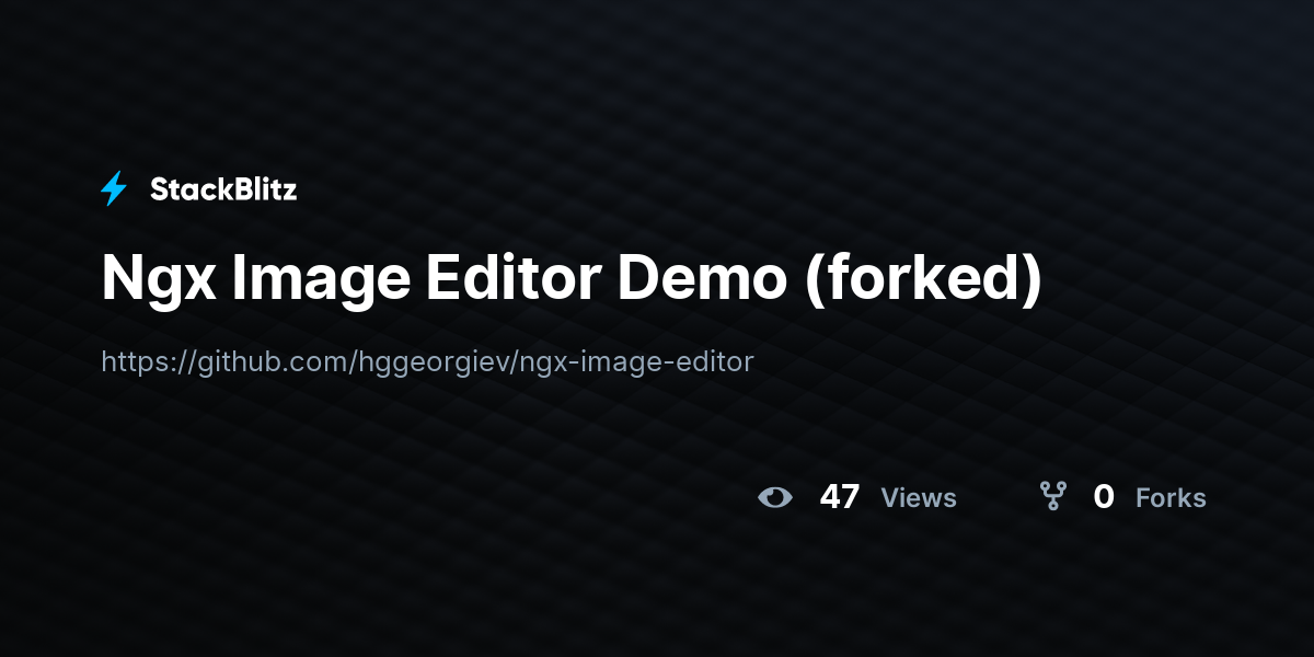 Ngx Image Editor Demo (forked) - StackBlitz