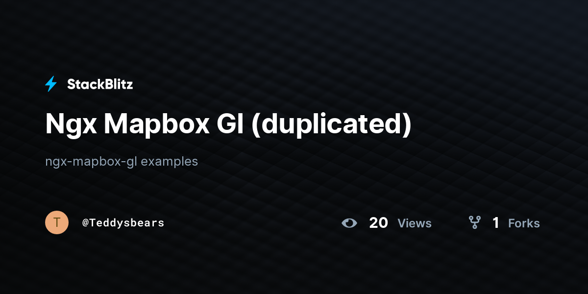 Ngx Mapbox Gl (duplicated) - StackBlitz