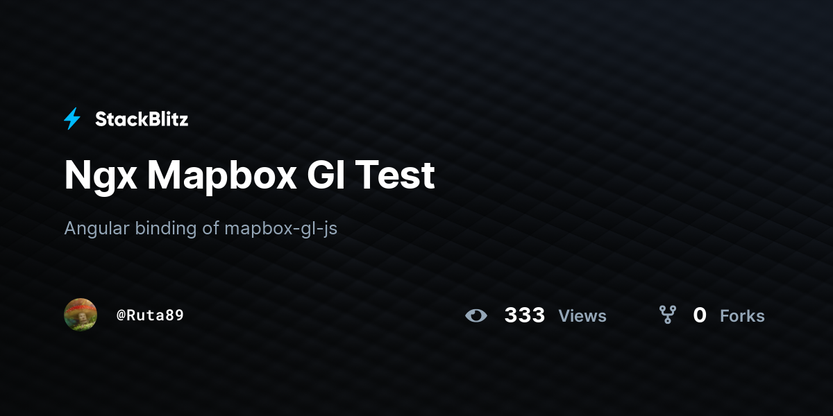 Ngx Mapbox Gl Test - StackBlitz