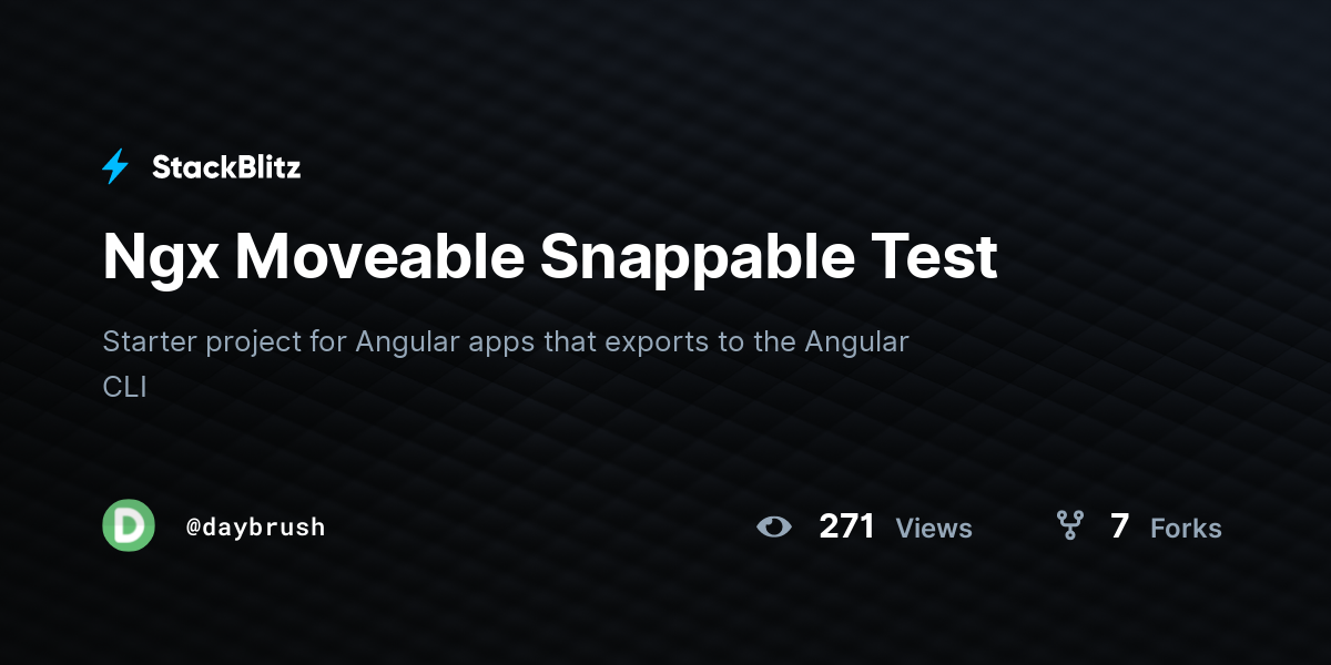 Ngx Moveable Snappable Test - StackBlitz