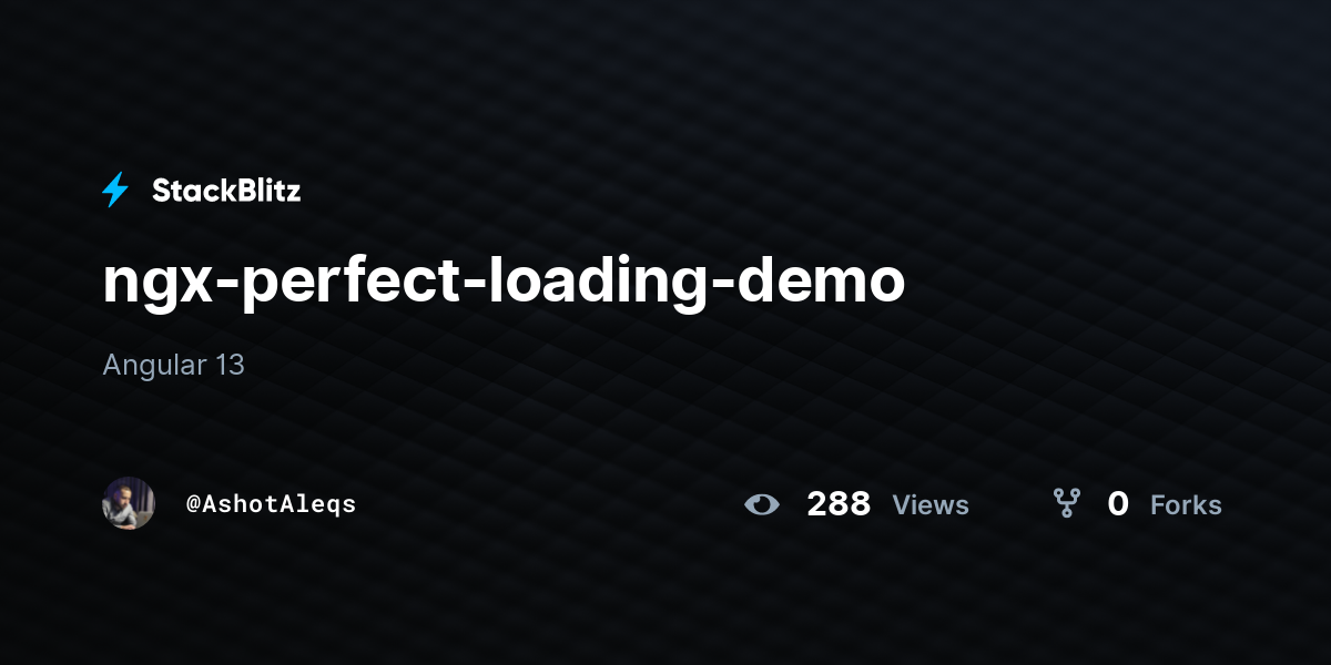 ngx-perfect-loading-demo - StackBlitz