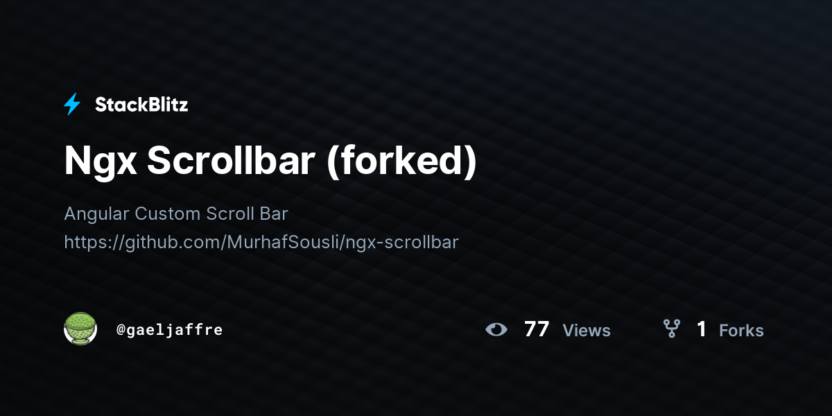 Ngx Scrollbar (forked) - StackBlitz
