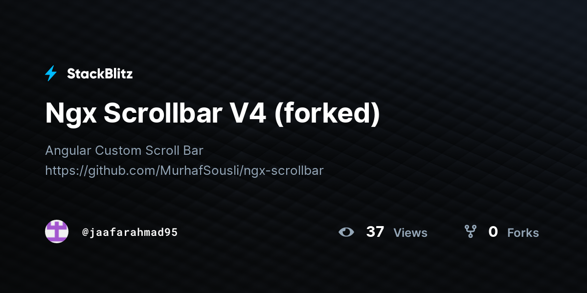 Ngx Scrollbar V4 (forked) - StackBlitz