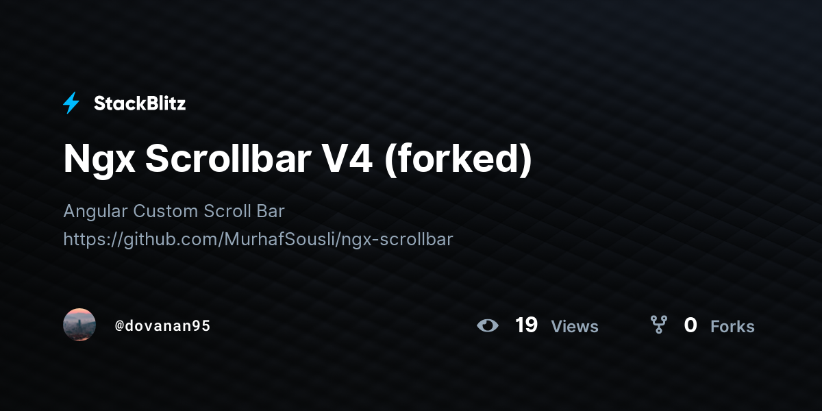 Ngx Scrollbar V4 (forked) - StackBlitz