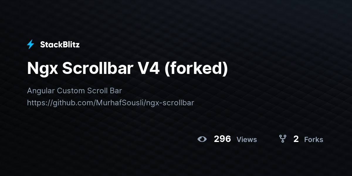 Ngx Scrollbar V4 (forked) - StackBlitz