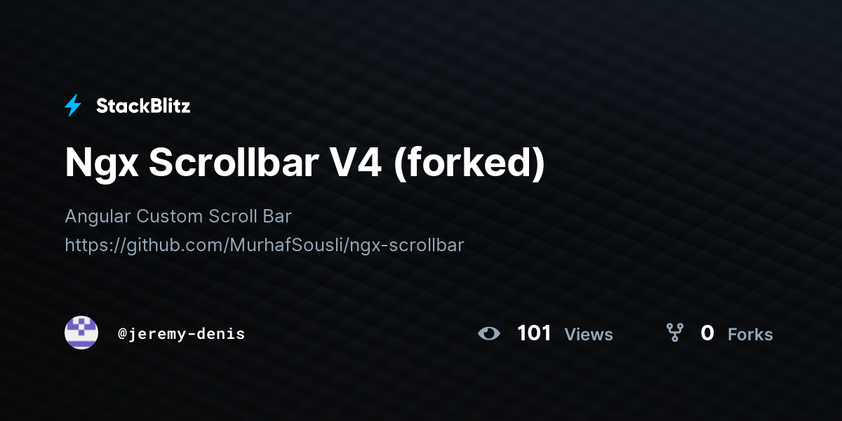 Ngx Scrollbar V4 (forked) - StackBlitz